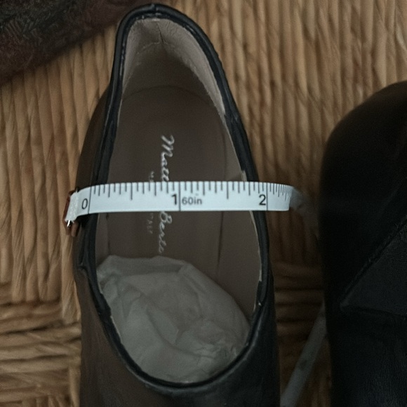 Black Leather Ankle Boots 8.5 - Picture 9 of 9